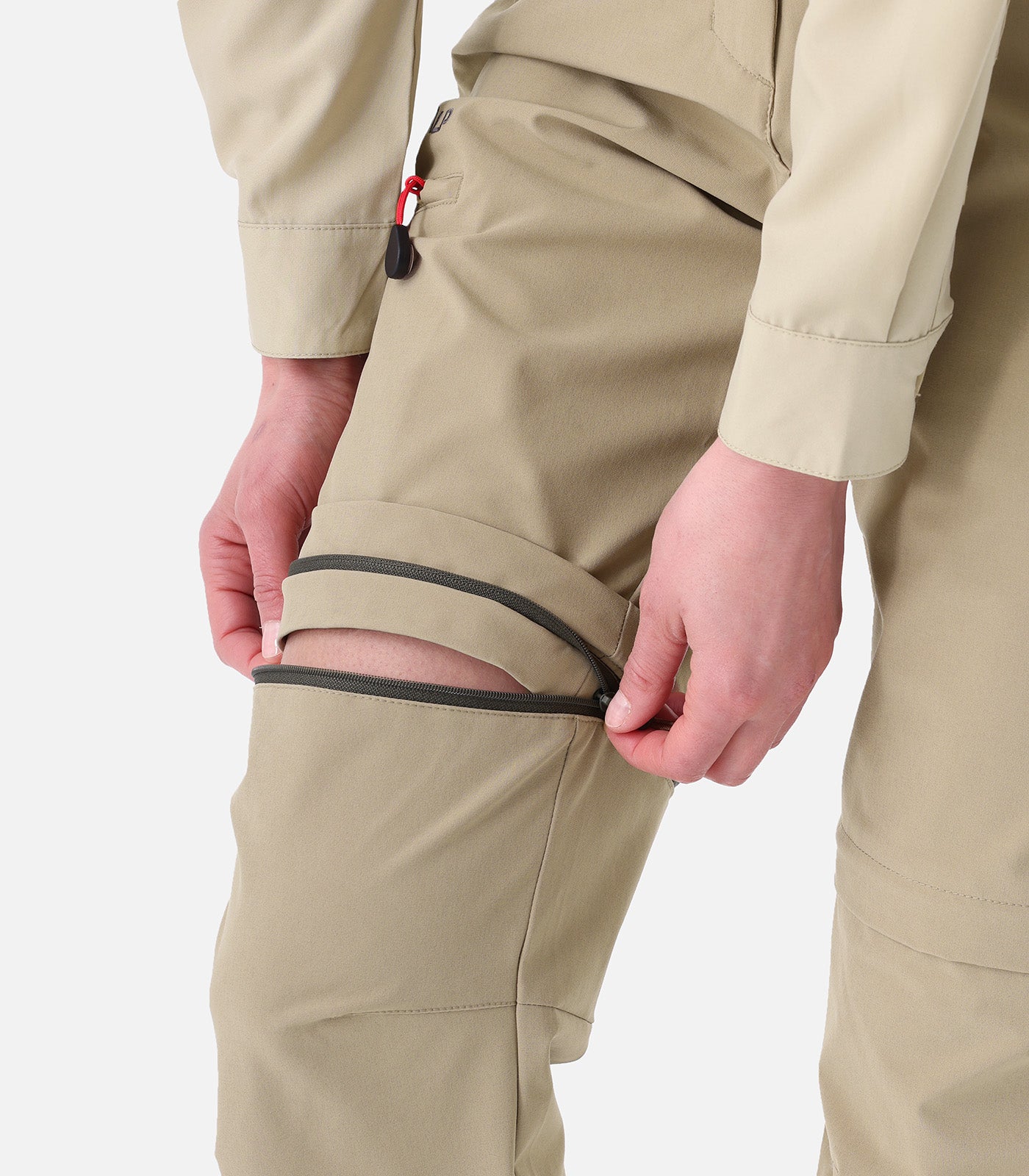 Pantalon transformable 2 en 1 femme, zip de jambe