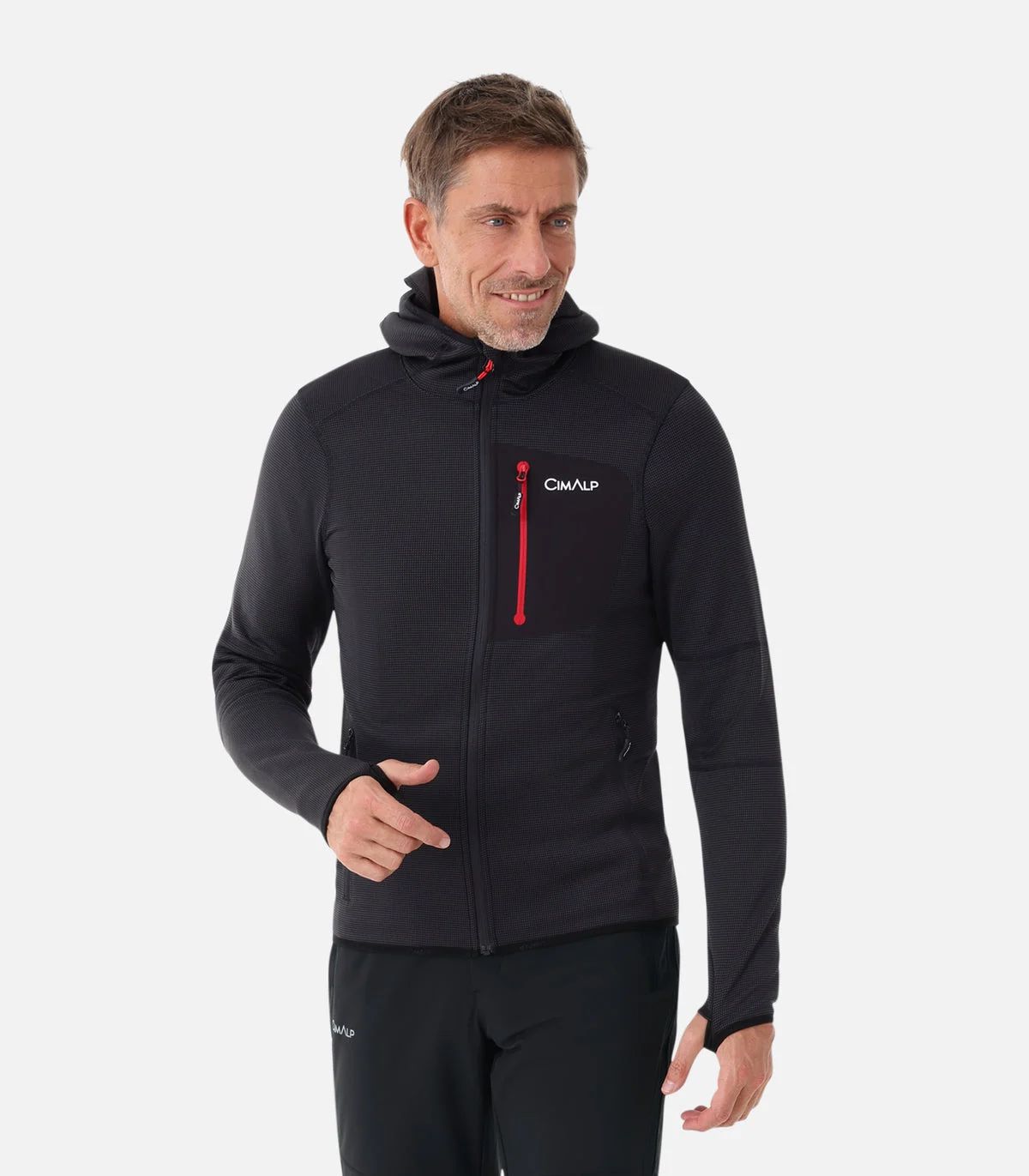 Veste polaire Cimalp JORASSE 3 H portée par un homme
