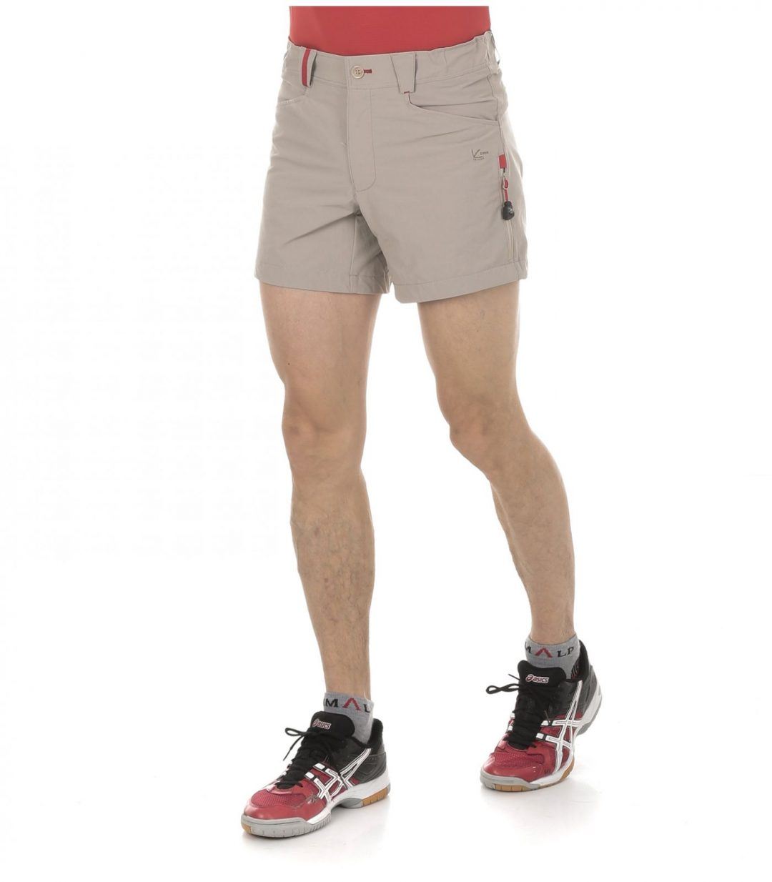 Vêtement Outdoor Polyester Short Randonnée Homme LVCBL - Cargo Léger Séchage Rapide - Poches Zippées - Polyester Respirant Short Cargo Leger Sechage Rapide